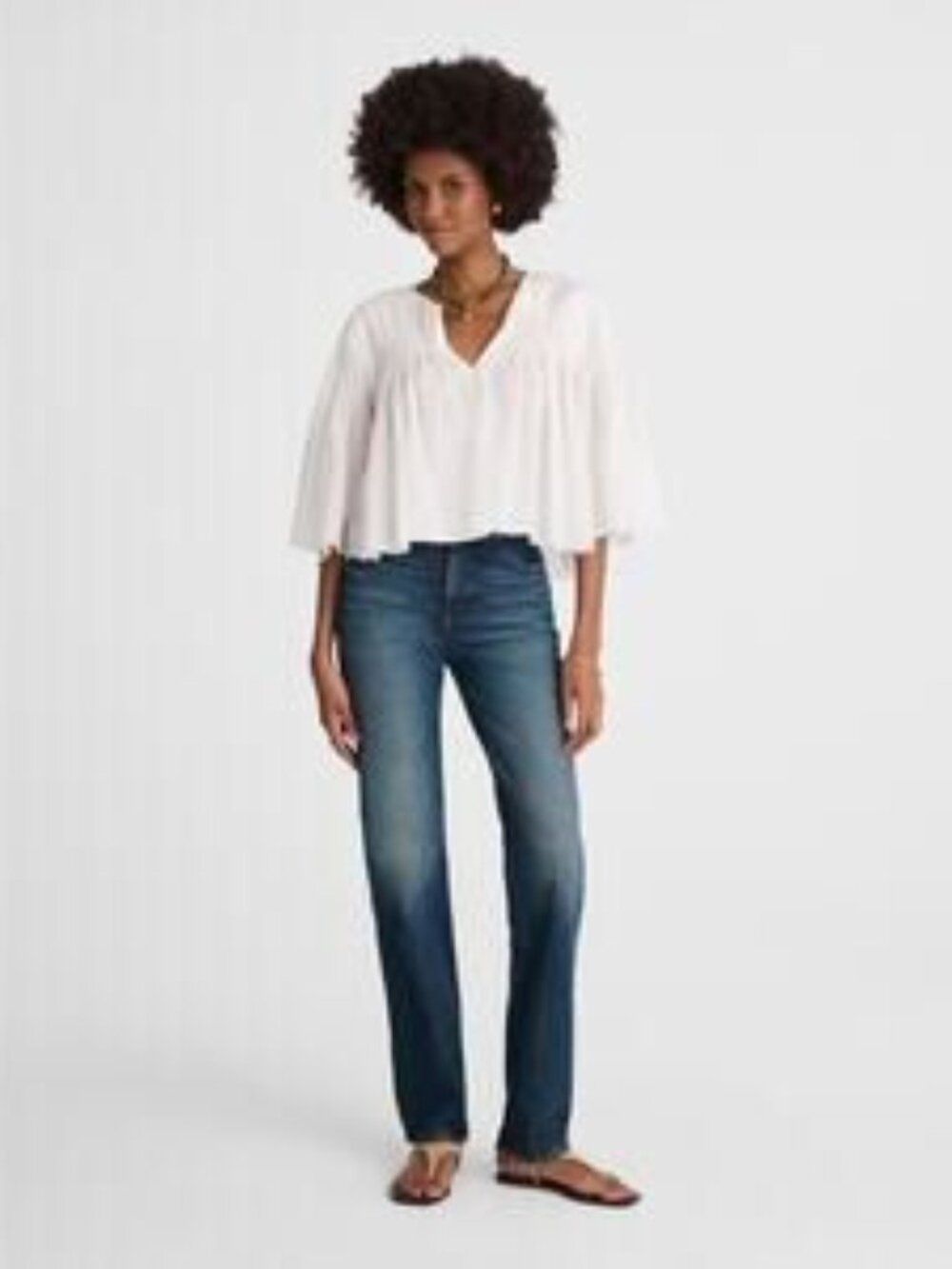 Madewell The Longline Straight Jean Size 33T - NWT